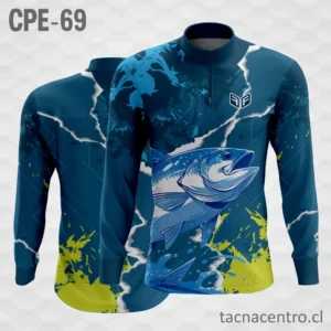 Camiseta de Pesca Atun Azul