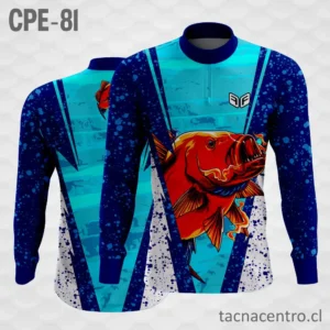 Camiseta de Pesca Pez Rojo
