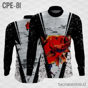 Camiseta de Pesca Pez Rojo