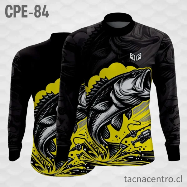 Camiseta de Pesca Pez Saltando 2 Camiseta de Pesca Pez Saltando