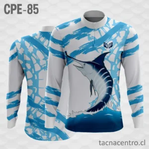 Camiseta de Pesca Pez Espada Blanco
