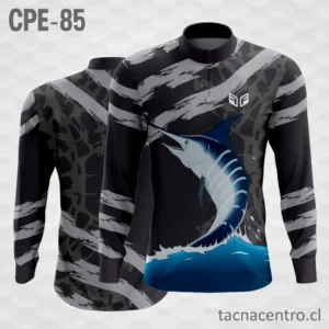 Camiseta de Pesca Pez Espada negro