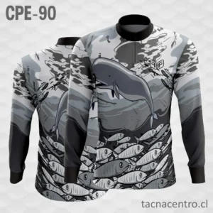 Camiseta de Pesca Ballena y Cardumen