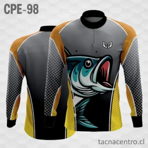 Camiseta de Pesca Plomo Amarillo