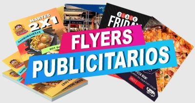 Etiquetas Adhesivas y Stickers Personalizados 21 Volantes y Flyers Publicitarios - Impresión Rápida y Diseño Gratis