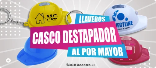 llaveros casco destapador personalizados venta por mayor chile