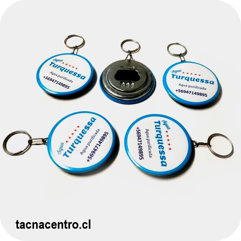 llaveros chapitas destapador personalizados venta por mayor chile