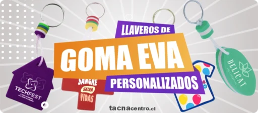 llaveros de goma eva, foami, espuma personalizados por mayor chile