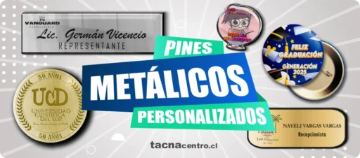 pines metalicos y piochas personalizadas venta por mayor Chile