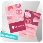 tarjetas de presentacion sectorizadas modelo con impresion personalizada chile