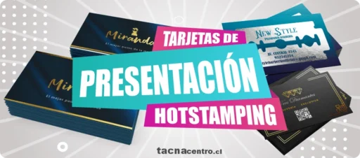 tarjetas de presentacion hot stamping diseño personalizado gratuito y variedad de colores foil chile