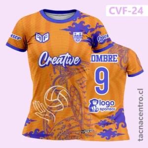 Camiseta de Voleibol Cobra anaranjado