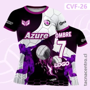 Camisetas de Voleibol Personalizadas 25 Camiseta de Voleibol Matadora Morado con Franja diagonal