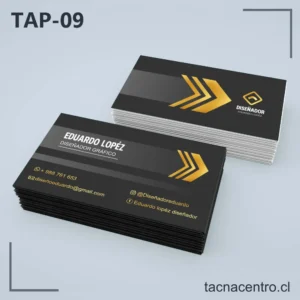 Tarjetas de Presentación Negras