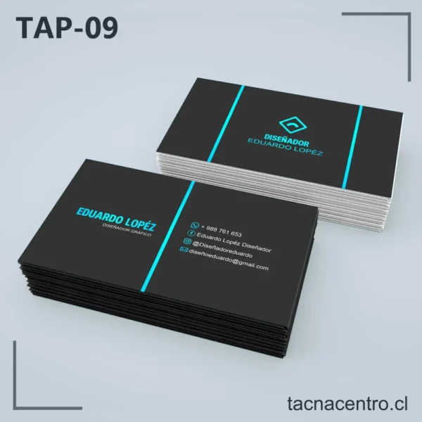 Tarjetas de Presentación Negras 1 Tarjetas de Presentación Negras