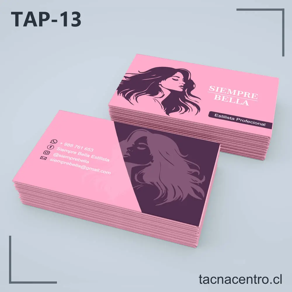 Tarjetas de Presentación Estilista