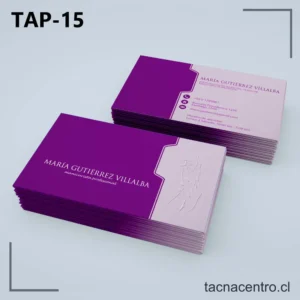 Tarjetas de Presentación Manicurista