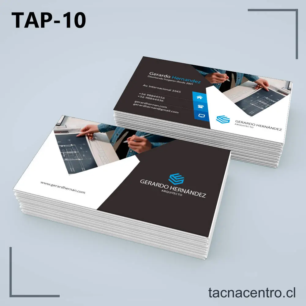 Tarjetas de Presentación Arquitectura