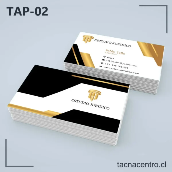 Tarjetas de Presentación Abogados 2 Tarjetas de Presentación Abogados