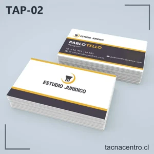 Tarjetas de Presentación Abogados