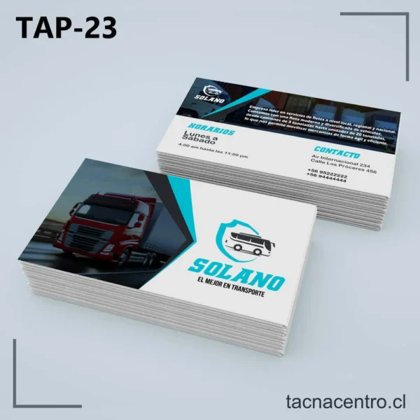 Tarjetas de Presentación Fletes | Tacna Centro