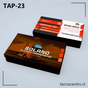 Tarjetas de Presentación Fletes