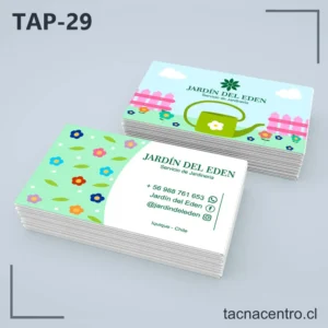 Tarjetas de Presentación Jardinería