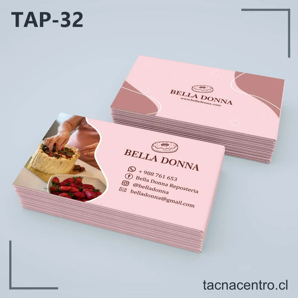 Tarjetas de Presentación Repostería