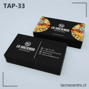 Tarjetas de Presentación Restaurante