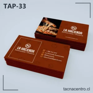 Tarjetas de Presentación Restaurante