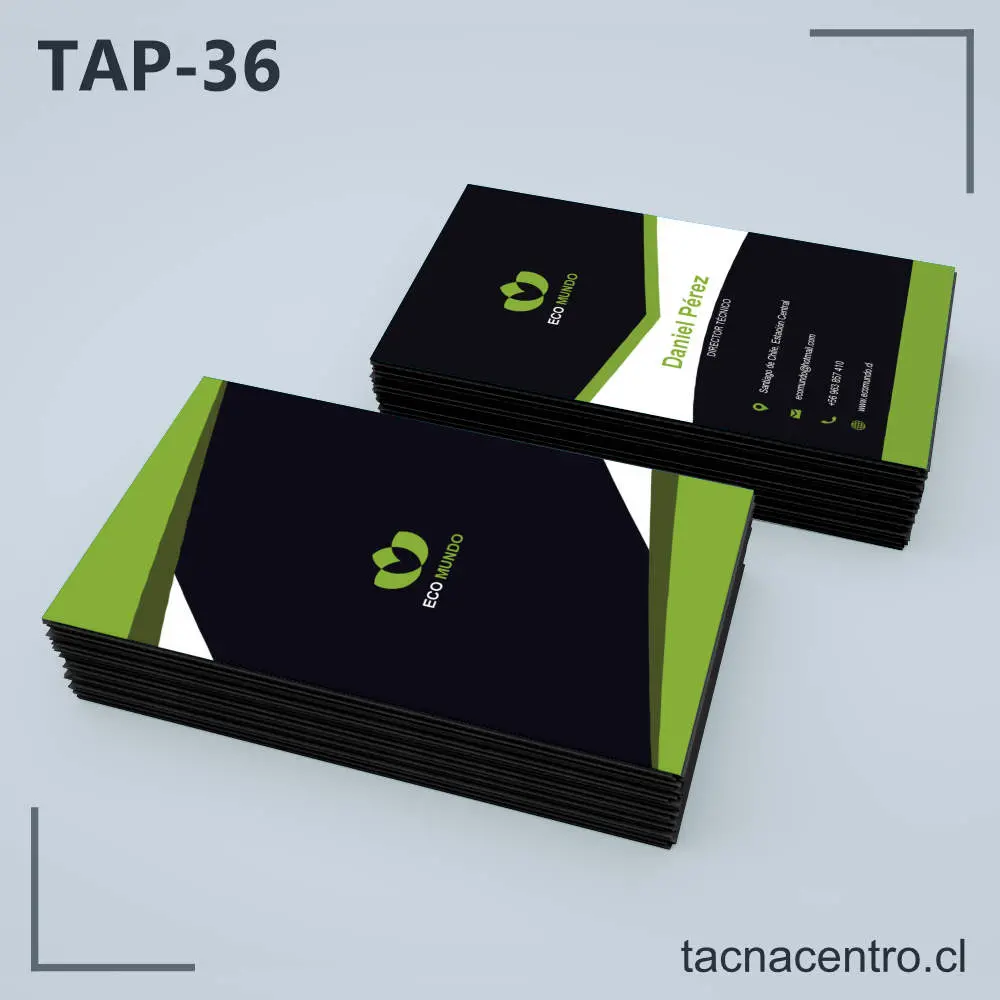 Tarjetas de Presentación Verticales 4 Tarjetas de Presentación Verticales