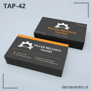 Tarjetas de Presentación Taller Mecánico