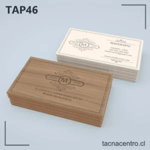 Tarjetas de Presentación Carpintería
