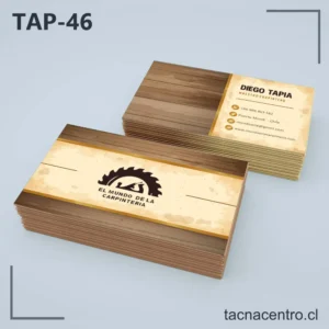 Tarjetas de Presentación Carpintería
