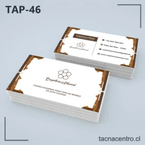 Tarjetas de Presentación Carpintería