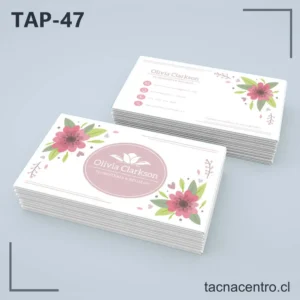 Tarjetas de Presentación Florería