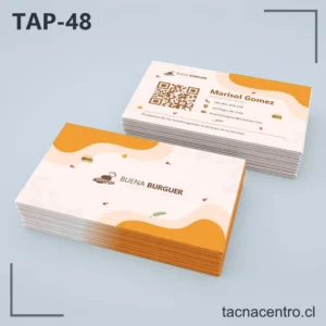 Tarjetas de Presentación Hamburguesas