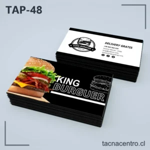 Modelos de Tarjetas de Presentación 40 Tarjetas de Presentación Hamburguesas