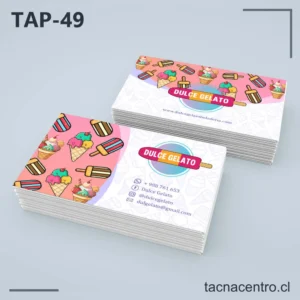 Tarjetas de Presentación Heladería