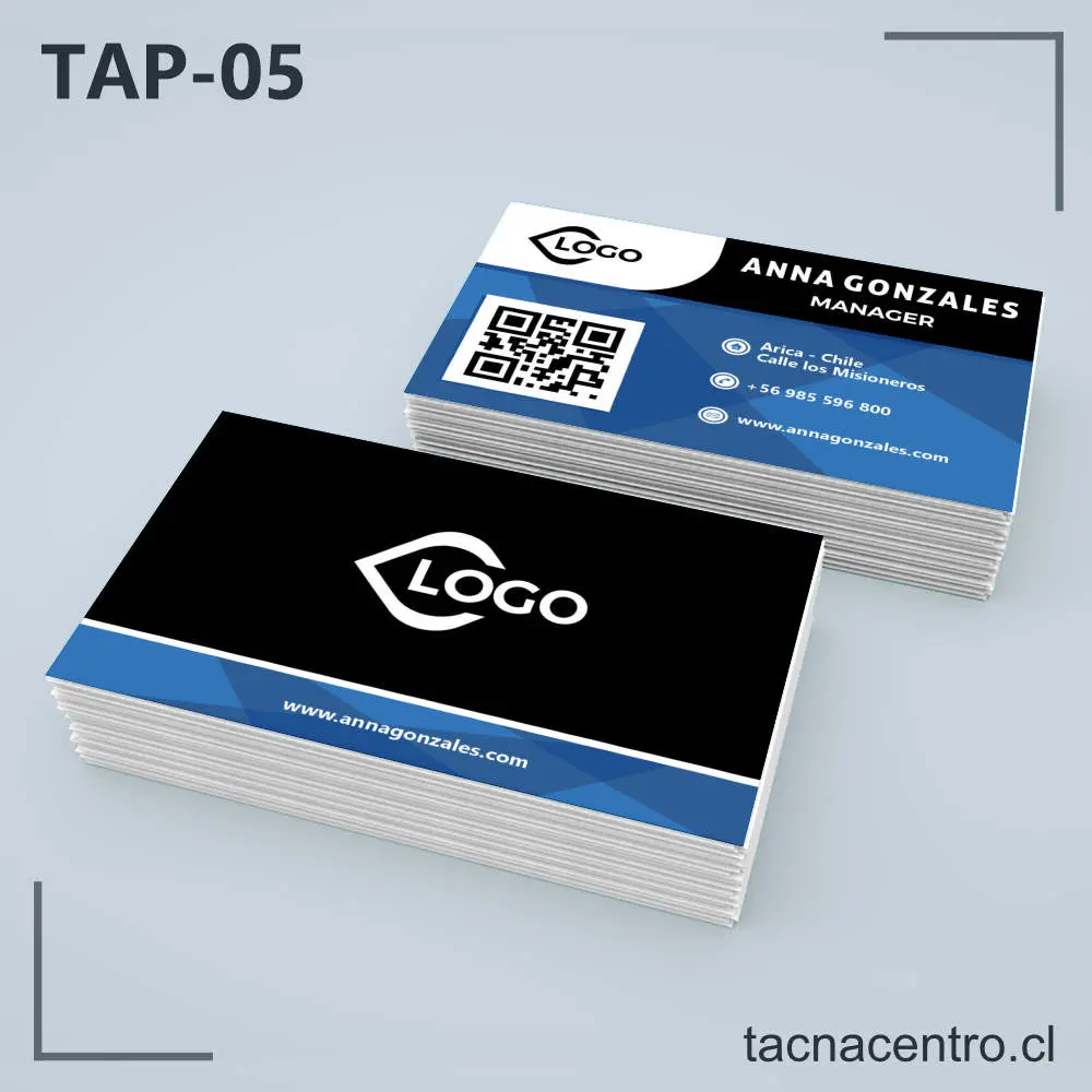 Tarjetas de Presentación con codigo qr