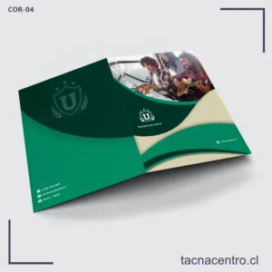 Carpetas Institucionales impresion personalizada y diseño gratuito chile