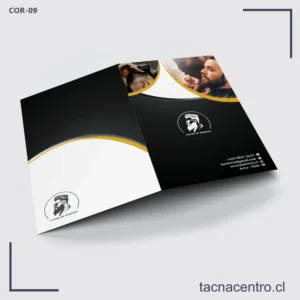 Carpetas Corporativas Creativas impresion personalizada y diseño gratuito chile