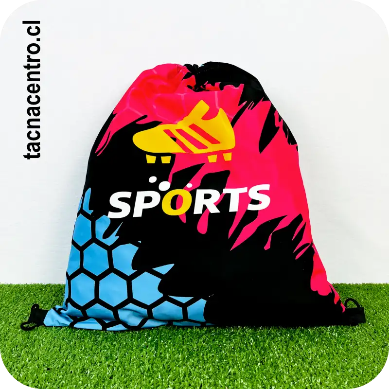 morrales deportivos personalizados y sublimados