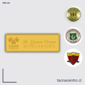 Piochas personalizadas con nombre chile