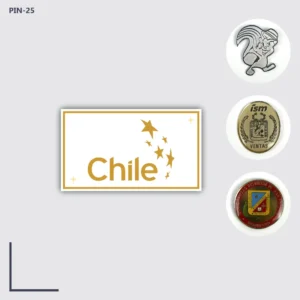 Pins metalicos personalizados chile