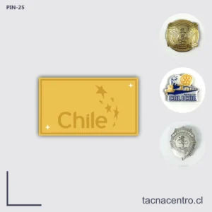 Pins metalicos personalizados chile