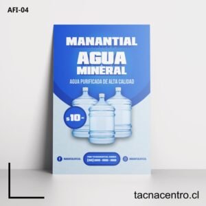 impresion de Afiches del agua