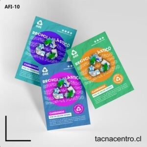impresion de Afiches de reciclaje