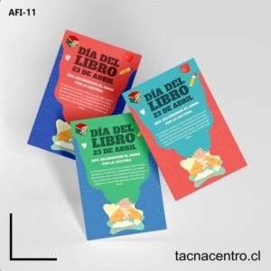 impresion de Afiches del dia del libro