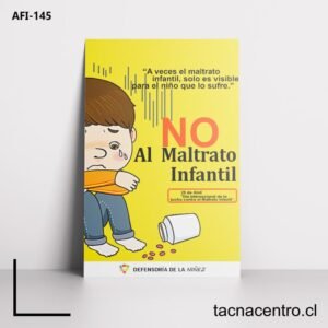 Afiches en contra del trabajo infantil
